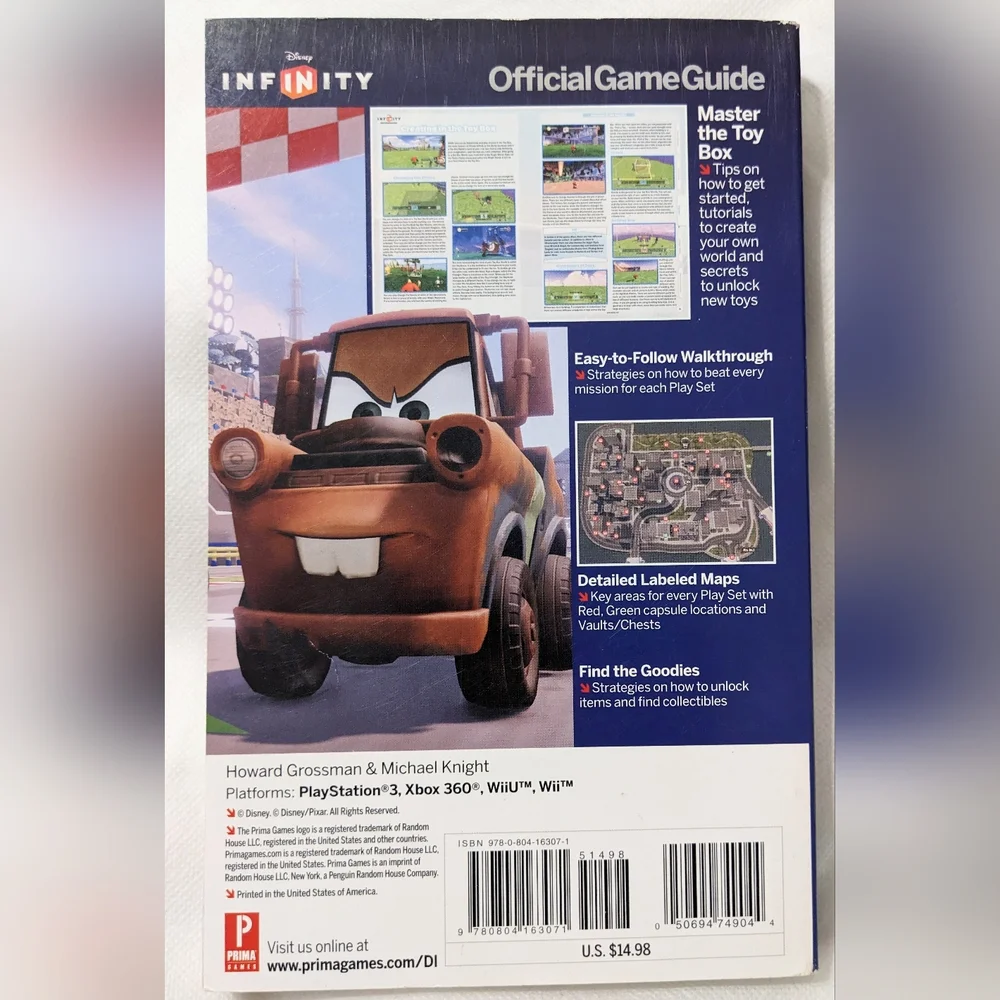 Disney Infinity Official Game Guide Limited Edition Cover